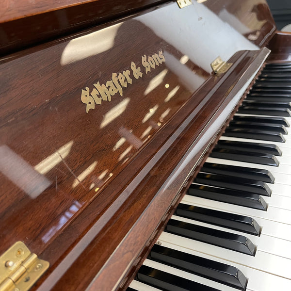 ピアノUS chafer &Sons Schafer & Sons WG-7 Tall Upright Piano 51 1/2