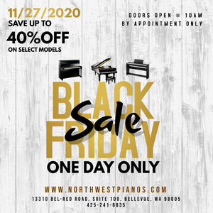 2020 Black Friday Piano Sale