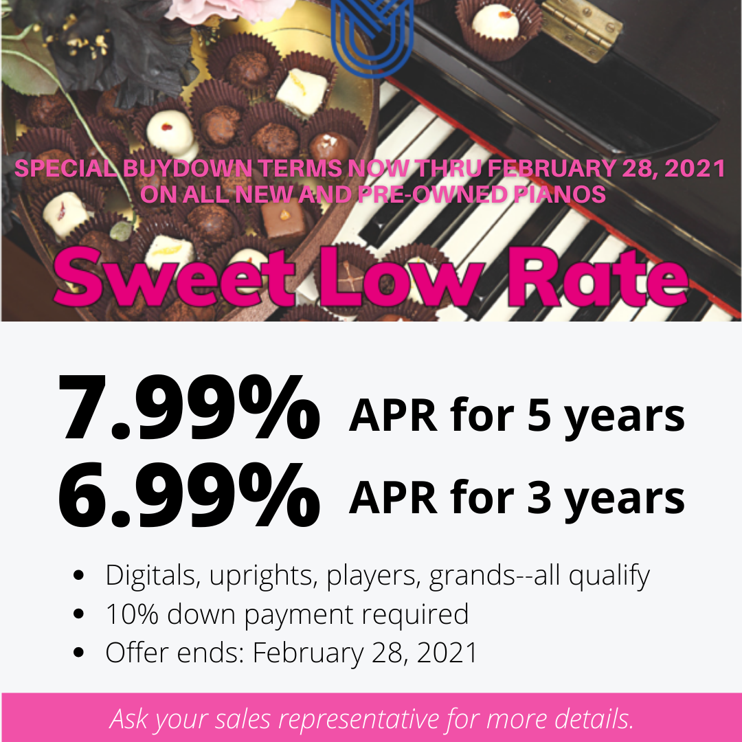 Take advantage of our low raes - 7.99% APR for 5 years!