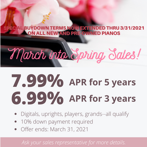 March into Spring Sales!