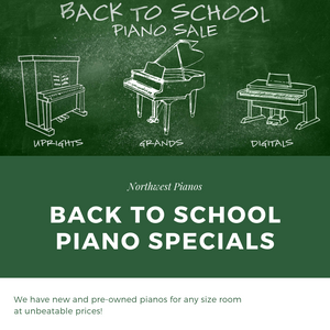 Back to School Piano Sale