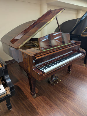 Feurich 6'4" Grand Piano in Pyramid Mahogany Finish
