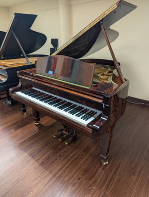 Feurich 6'4" Grand Piano in Pyramid Mahogany Finish
