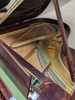 Feurich 6'4" Grand Piano in Pyramid Mahogany Finish